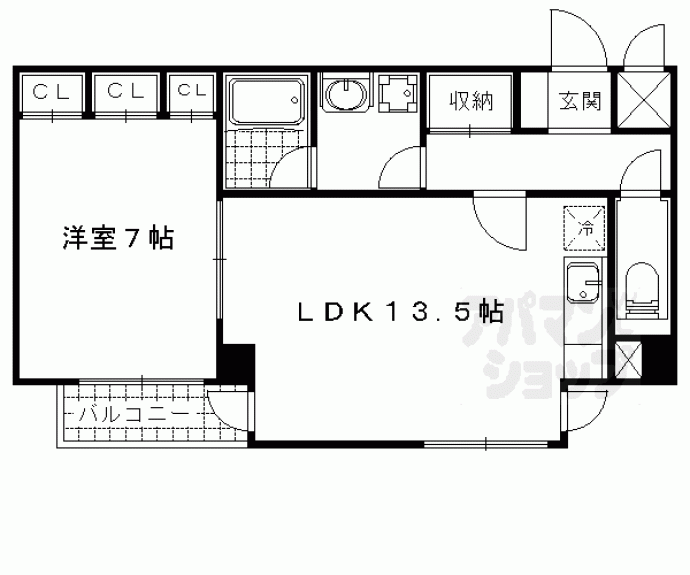 【パインベルテ御陵】間取