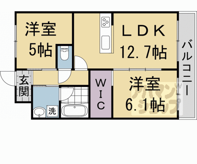 【クルミナーレⅣ】間取