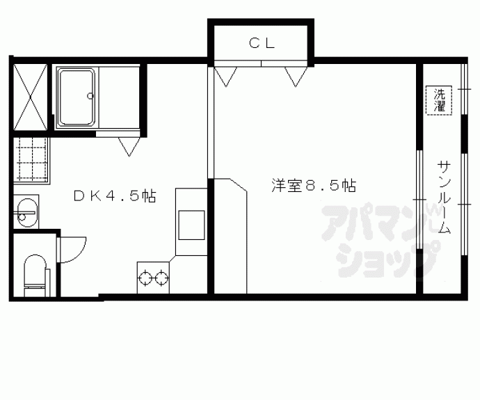 【葛城マンション】間取