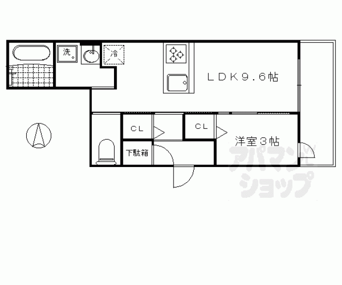 【セジュール龍宮】間取