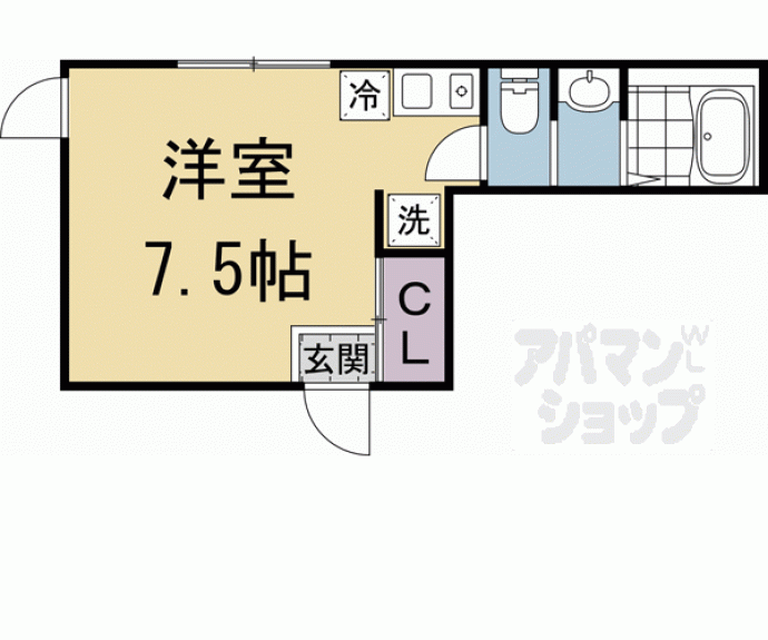 【ウエストミンスター御所西】間取