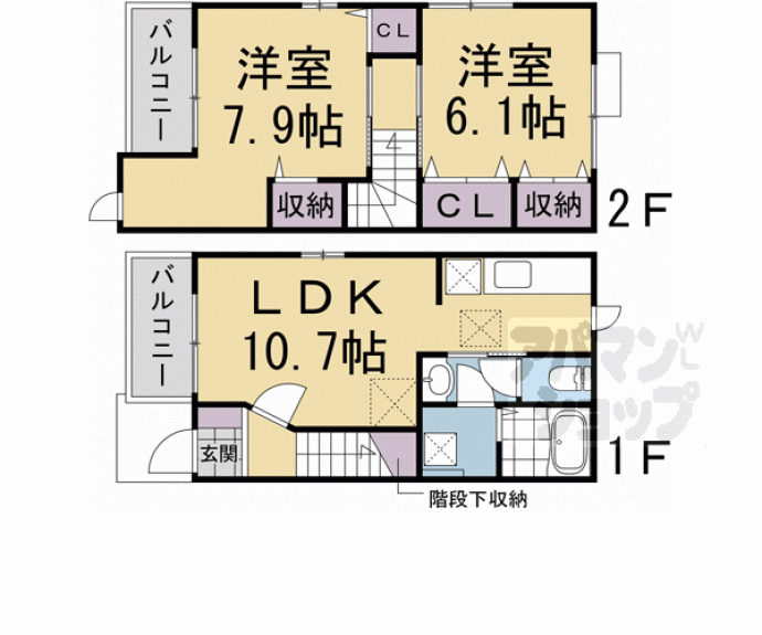 【ボヌール】間取