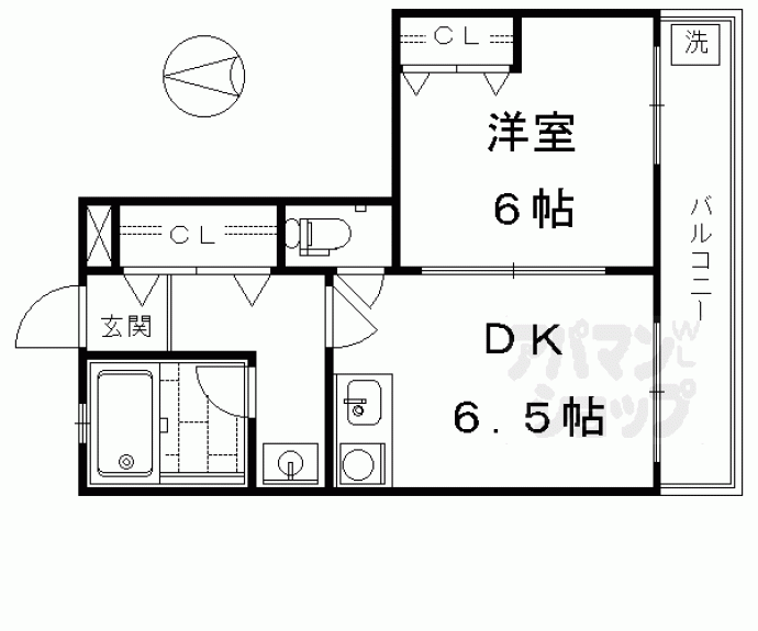 【泉涌寺アビタシオン】間取