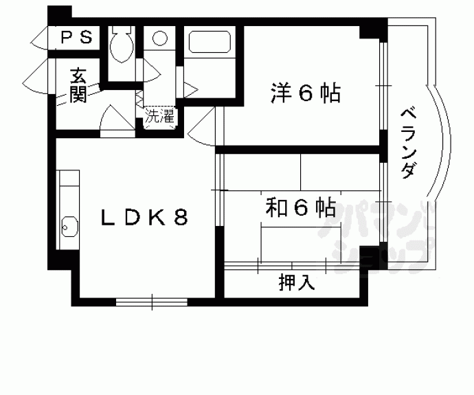 【サンパレス東山】間取