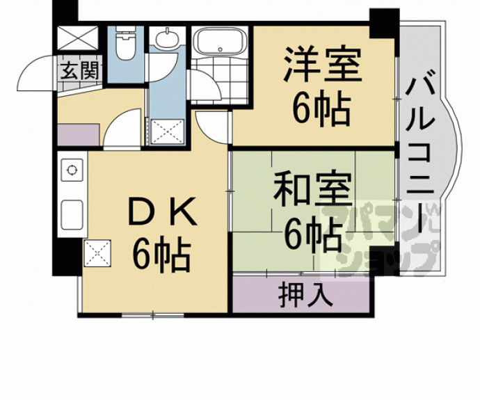 【サンパレス東山】間取