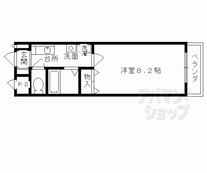 【ＣＡＳＡ祇園】間取