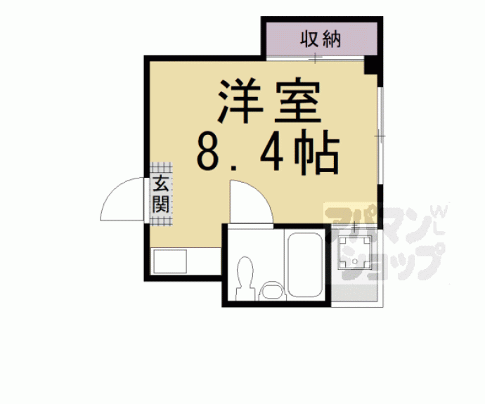 【ウィッシュ河原町】間取