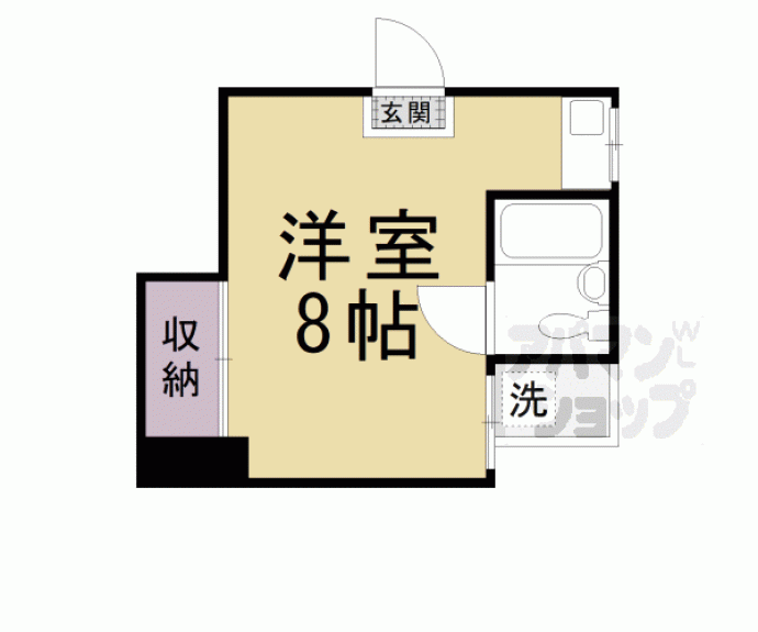 【ウィッシュ河原町】間取