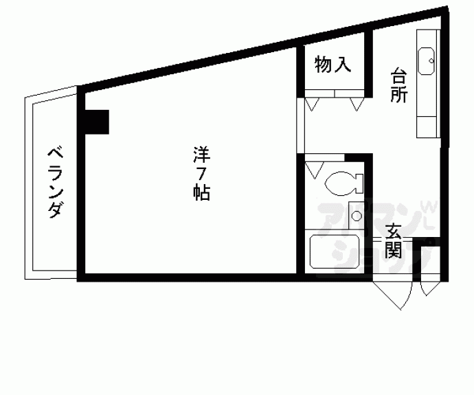 【ビラＡＴＡＧＯ】間取