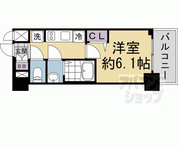 【プレサンス　ＴＨＥ　ＫＹＯＴＯ　吉祥院】間取