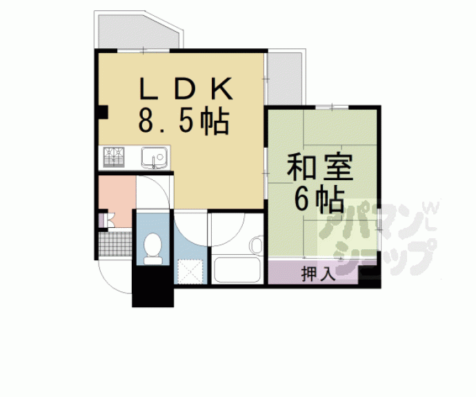 【パラドール東山】間取