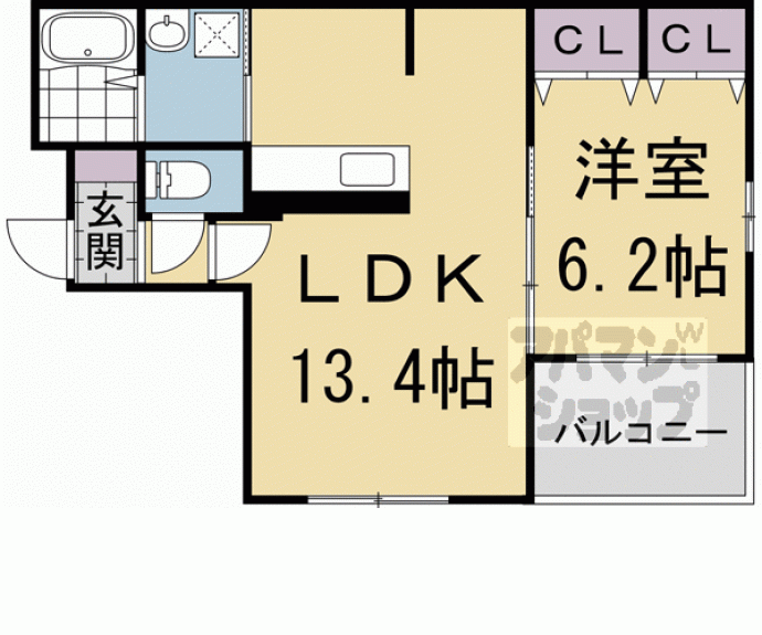 【ＥＶＥＲ　ＨＯＭＥＳ　京都駅南】間取