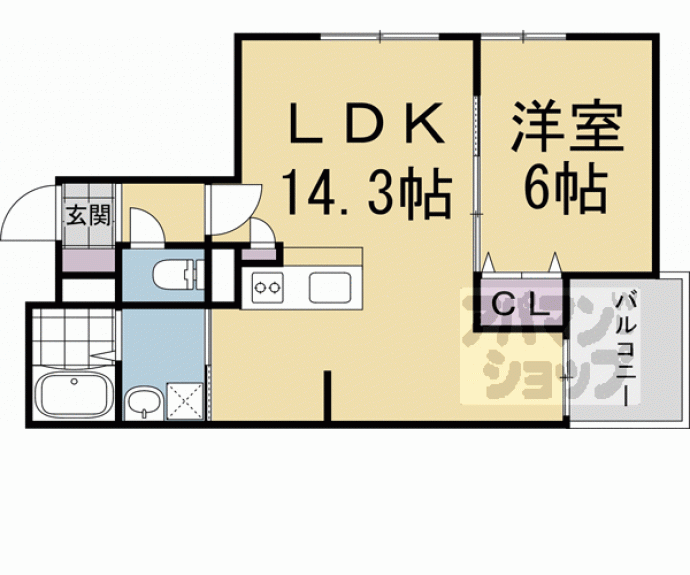 【ＥＶＥＲ　ＨＯＭＥＳ　京都駅南】間取