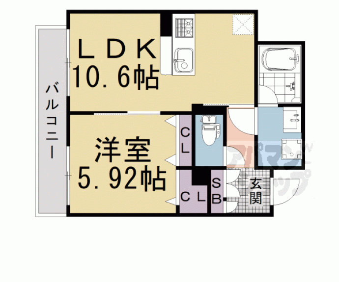 【セントリヴィエ京都嵐山Ⅴ】間取