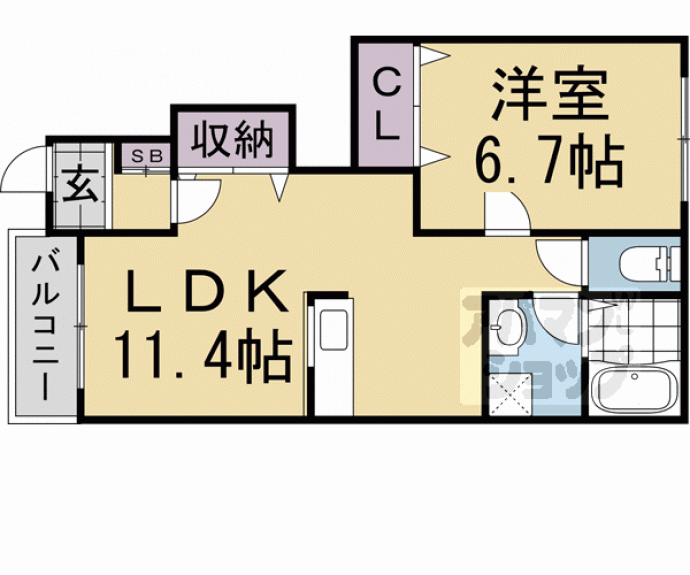 【ウェルシーアイ】間取