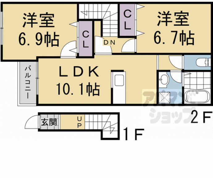 【ウェルシーアイ】間取