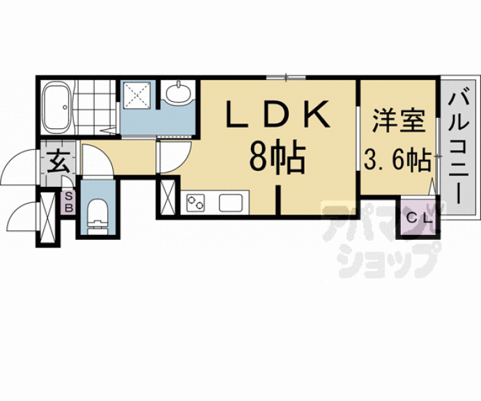 【シエーナ御前五条】間取