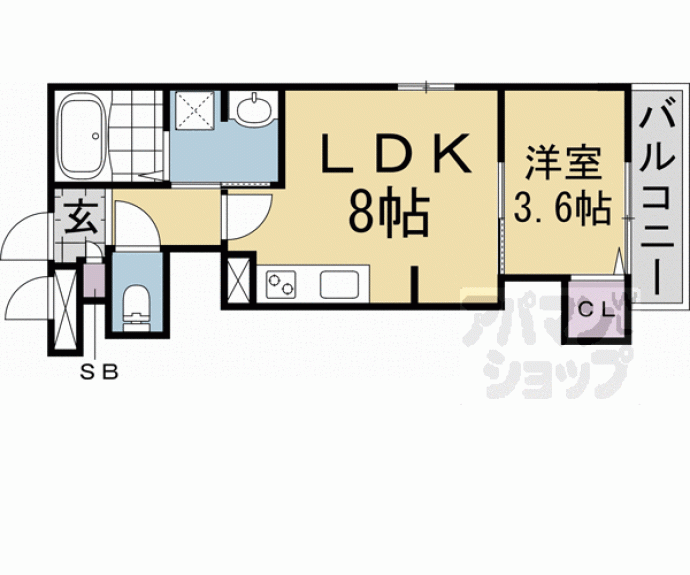 【シエーナ御前五条】間取