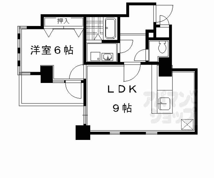 【スカイウェイ洛北】間取