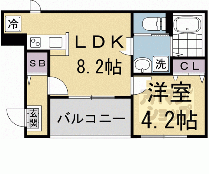 【山科ビエント】間取