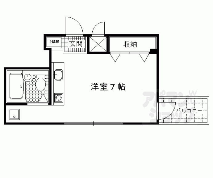 【ラ・ルース東山】間取