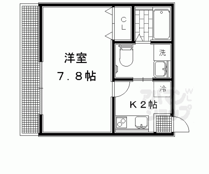 【リヴェール京都三条】間取