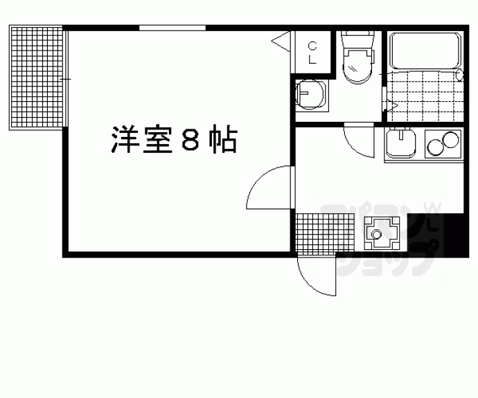 【リヴェール京都三条】間取