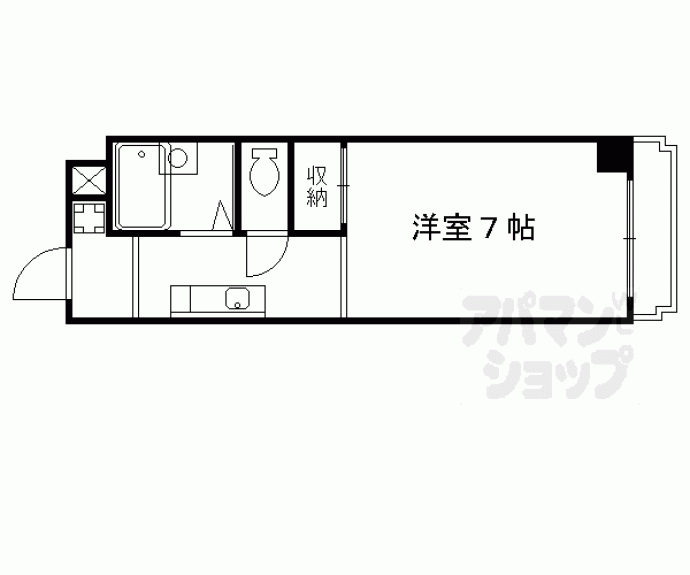 【メゾン勧修寺】間取