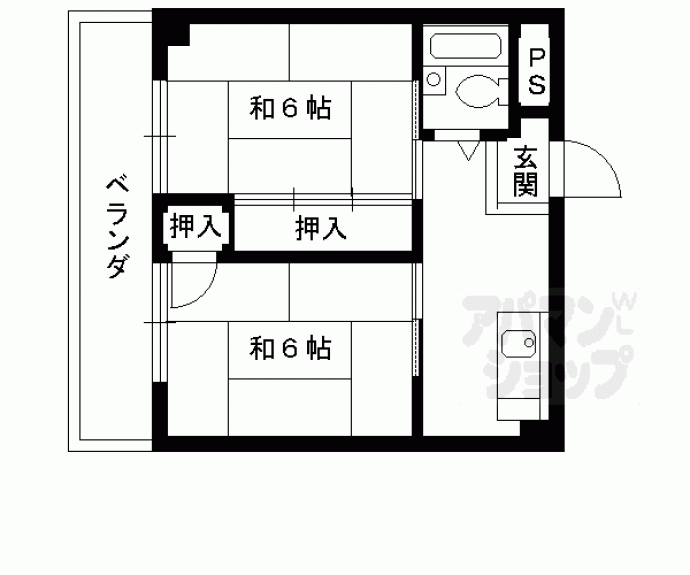 【山口マンション】間取