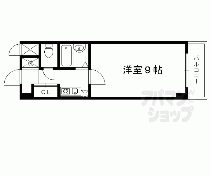 【ソルフィー山科】間取