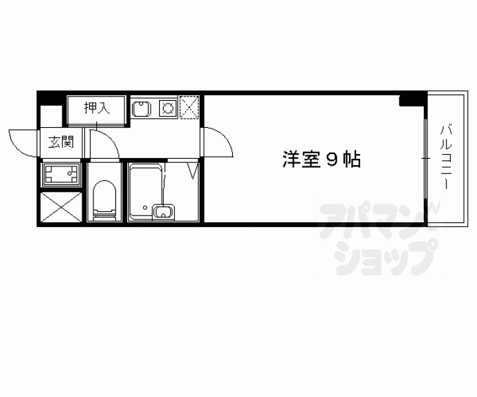 【ソルフィー山科】間取