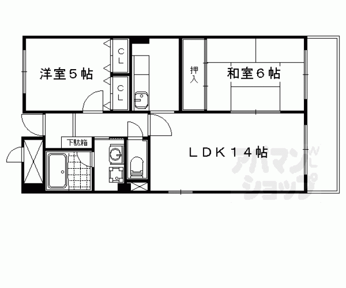 【グレースコンフォート御陵】間取