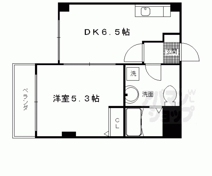 【アマルフィ山科】間取