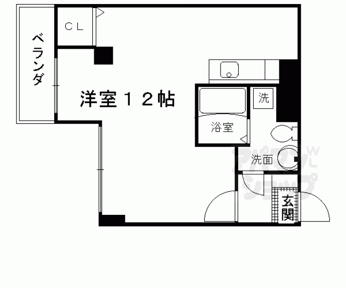 【アマルフィ山科】間取