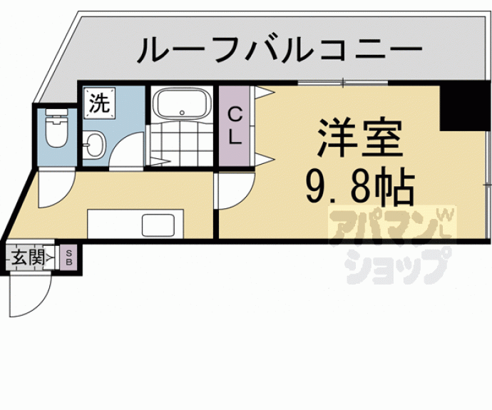 【サンクラージュ山科三条】間取