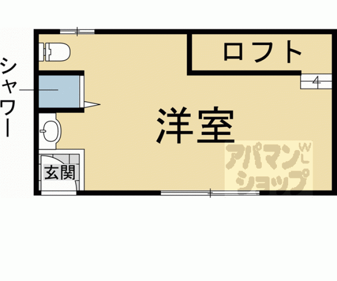 【東西俵屋町１６１－５貸家】間取