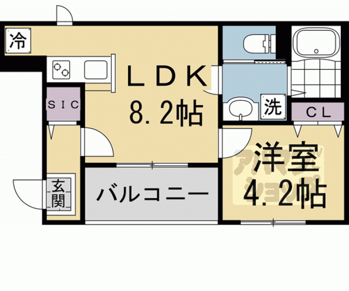 【ヴィラ・アンジュ】間取