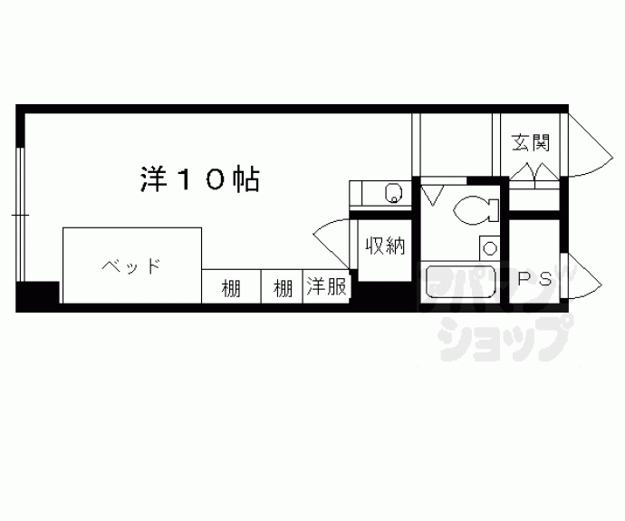 【松屋レジデンス修学院】間取