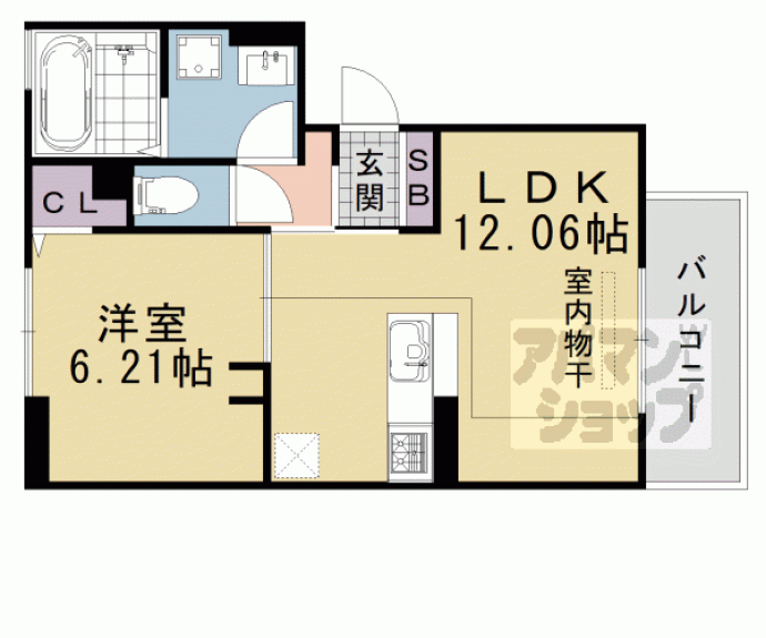 【カーサ　ヨシ】間取