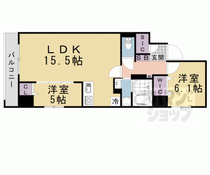 【Ｒ－Ｇｒａｎｔｓ堀川五条ビル】間取