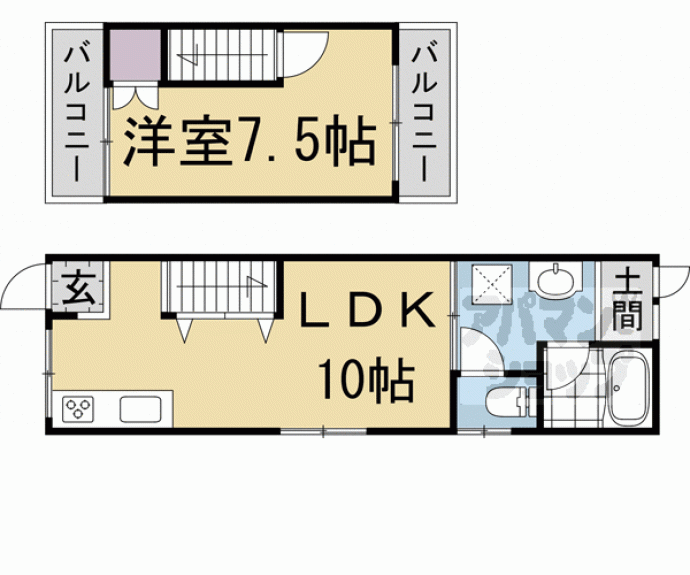 【神明宮北貸家】間取