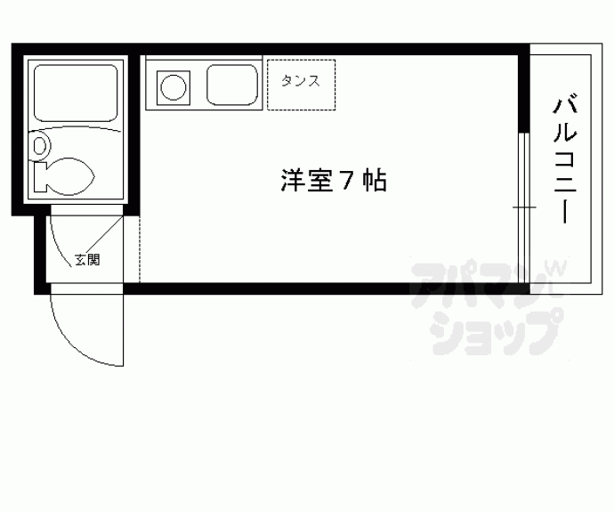 【スクエア２０】間取