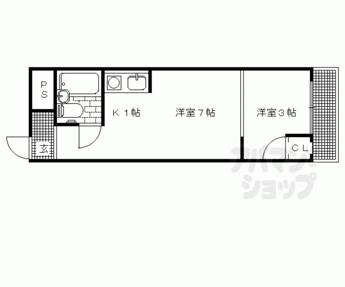 【スクエア２０】間取