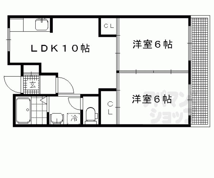 【カサグランデ雅】間取