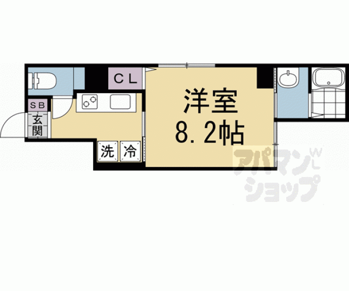 【ａｔｔｒｉｃｅ東堀川】間取