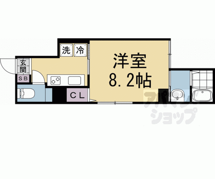 【ａｔｔｒｉｃｅ東堀川】間取