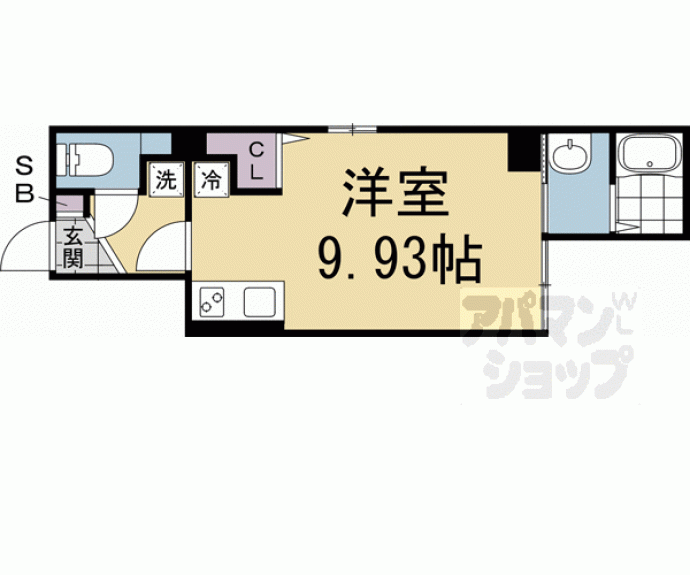 【ａｔｔｒｉｃｅ東堀川】間取