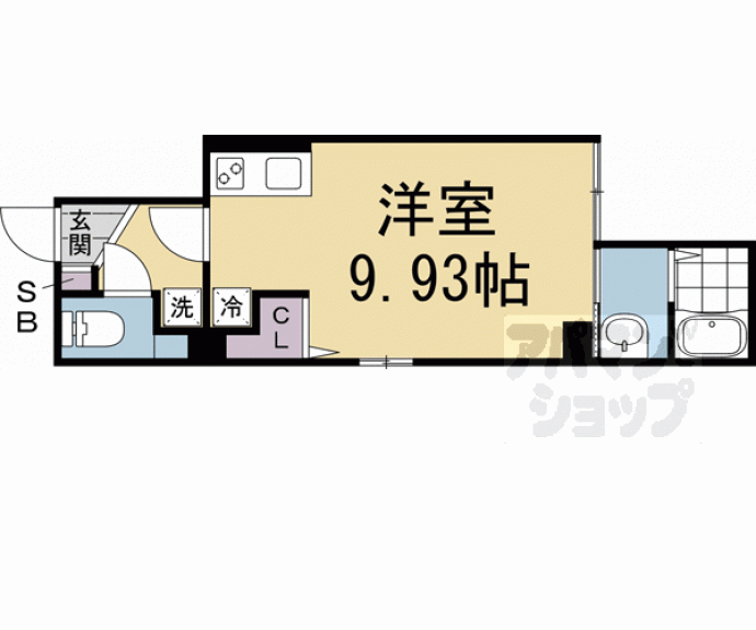 【ａｔｔｒｉｃｅ東堀川】間取