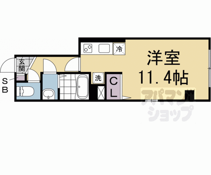 【ａｔｔｒｉｃｅ東堀川】間取