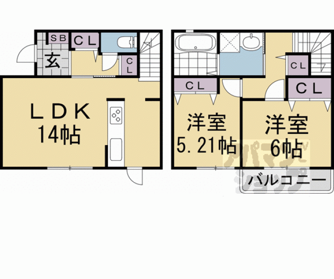 【セントフィオーレ久我森ノ宮】間取